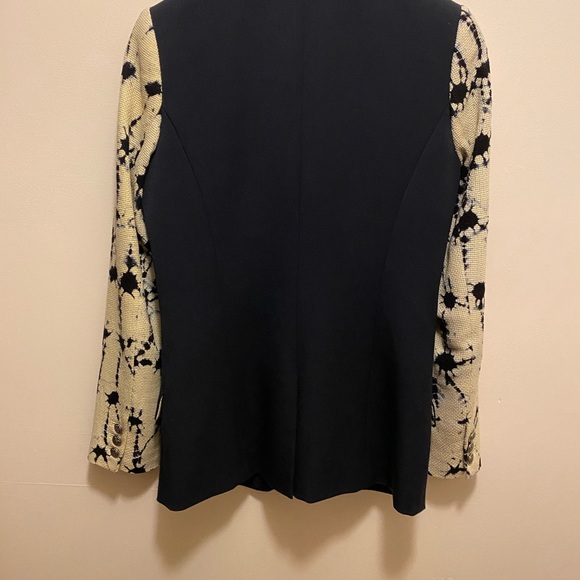 LAVEER blazer Navy with tie dye sleeves, size 6 - Picture 6 of 11